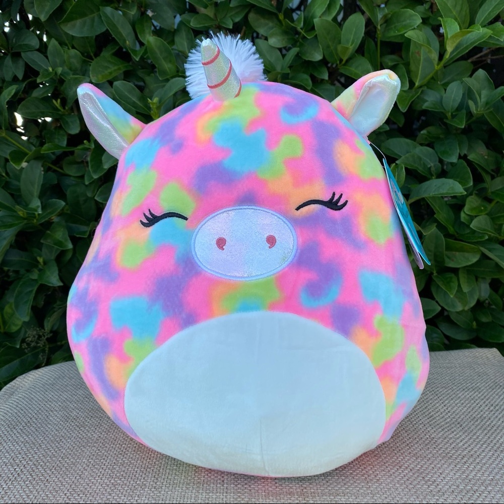 Rainbow Unicorn PHOENIX Squishmallow 12” NWT